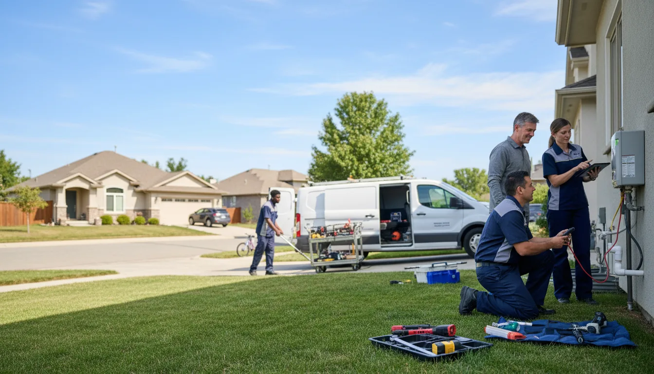 Tankless water heater service in Leisenring, PA